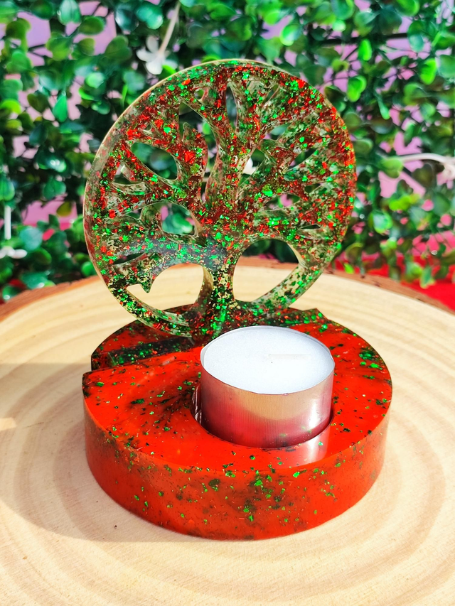 Bougeoir Clip Arbre de vie  