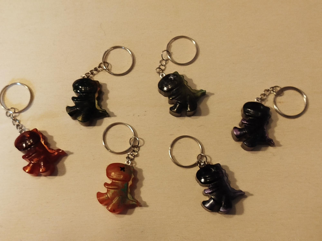 Porte clés tyrannosaure 