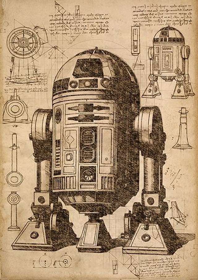 R2d2 daVinci edizione limitata 25/25