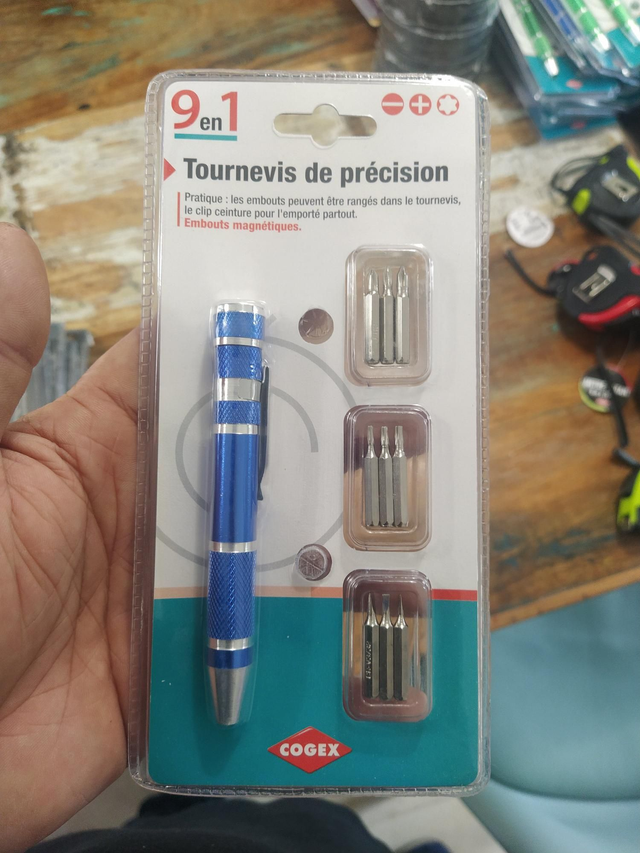 TOURNEVIS DE PRECISION 9 EN 1