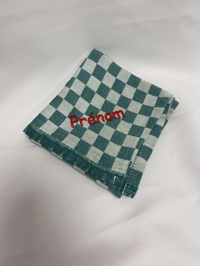 Serviettes de table brodées