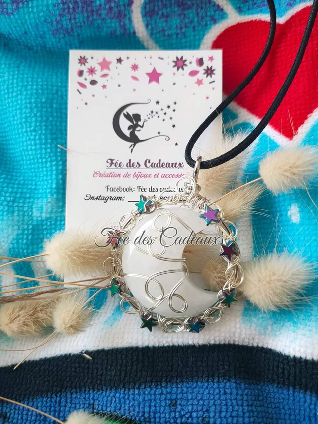 Pendentif "Nuit Étoilée" Cristal de Roche 