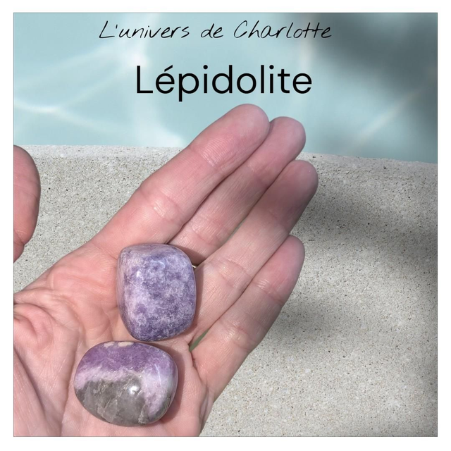 Pierre roulée "Lépidolite"