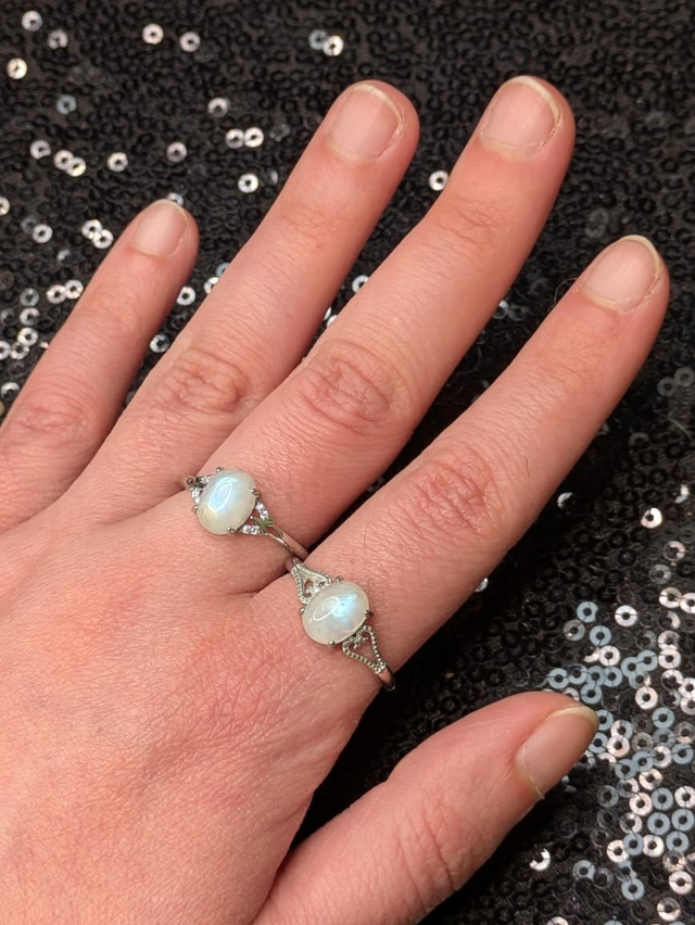 Bague pierre de lune