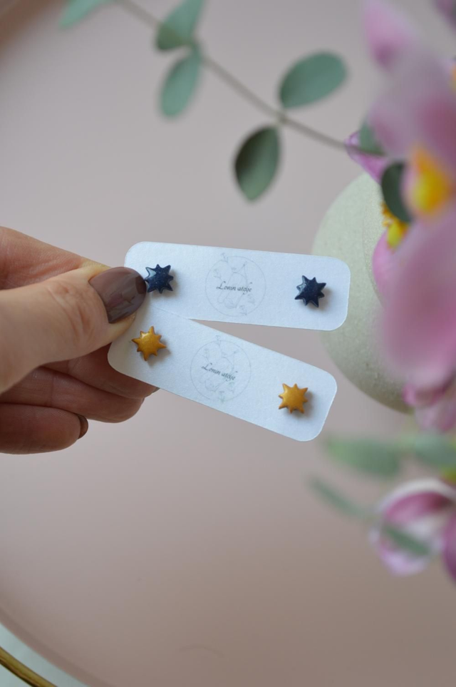 Utrinek Kolekcija -Mali uhani Zlat utrinek