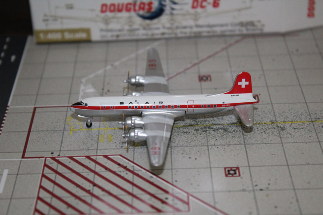Balair DC-6 (HB-IBS), 1:400