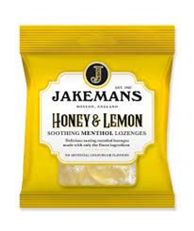 Jakemans Honey &amp; Lemon Menthol Lozenges 73g