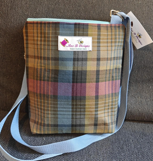 Lochcarron tartan cross body bag 