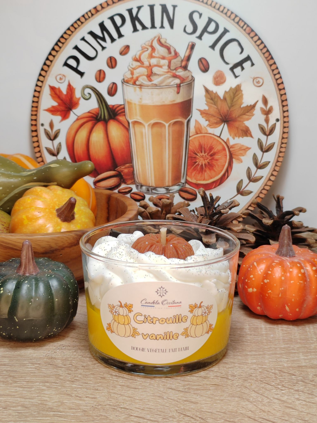 Bougie - Citrouille vanille