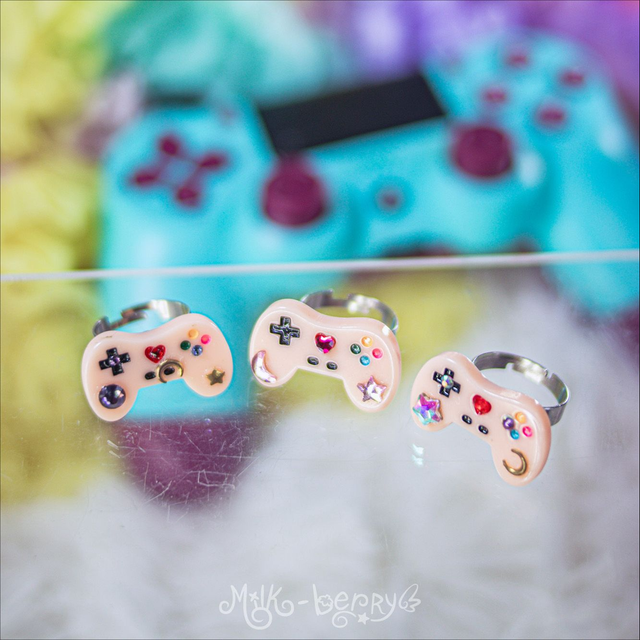 Bague Manette Jeu Vidéo Kawaii