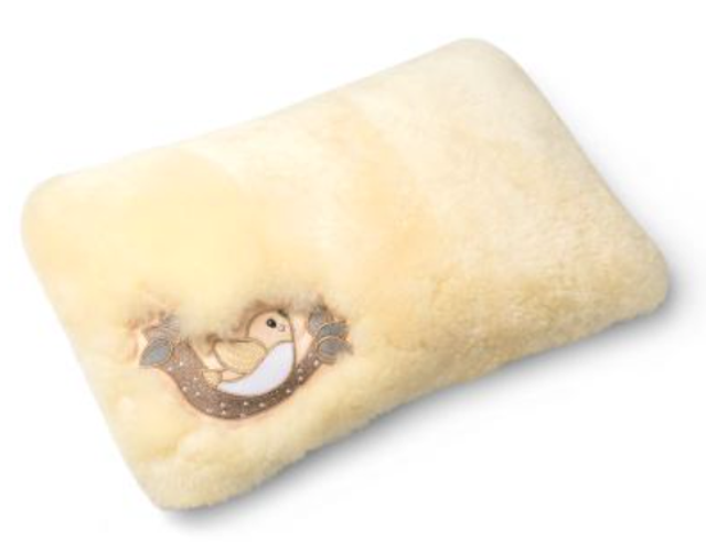Kuschelkissen  mit Lammfell