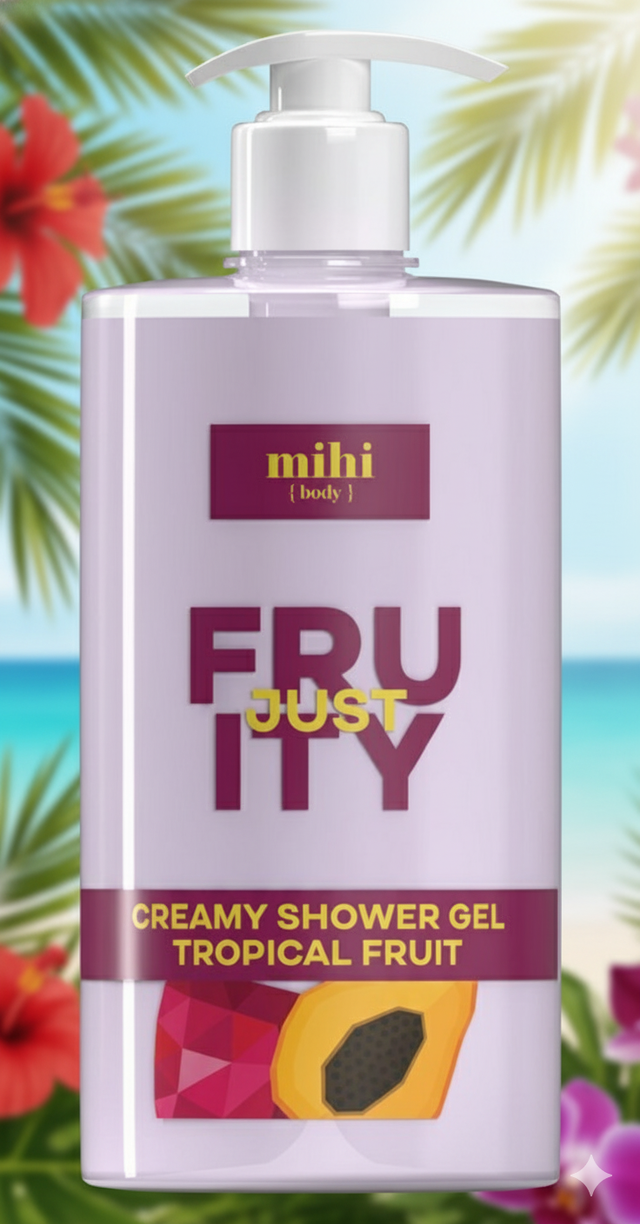 Gel douche crémeux Just Fruity (Mihi)