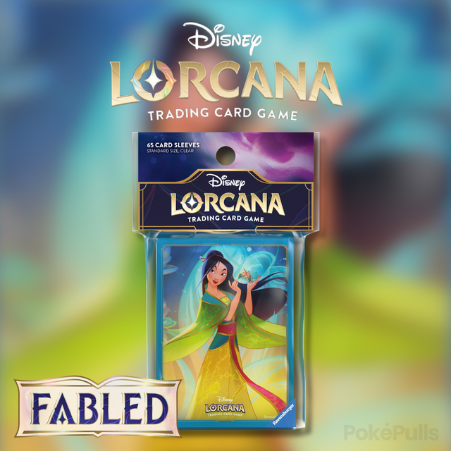 Disney Lorcana: Fabled - Sleeves (65kpl) - Mulan (julkaisu 5.9.2025)