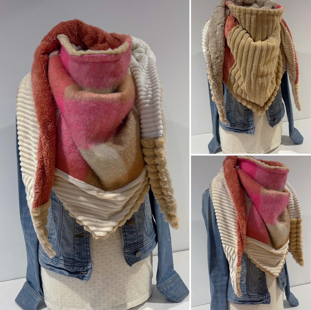 Maxi Chèche Double Patchwork 318