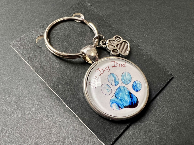 Best Dog Dad Keyring