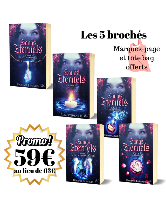 Box Sangs Éternels 5 tomes