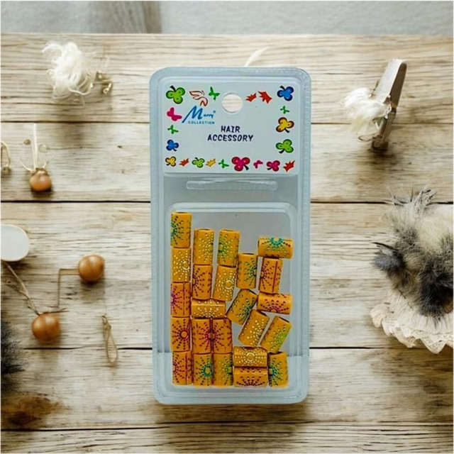 Murry Collection Hair Accessory Beads – Brown | Styling Beads

