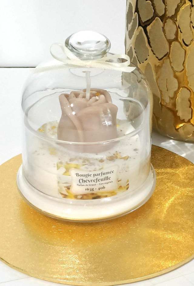 Bougie cloche Chévrefeuille
