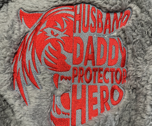 Blanket - Daddy, hero tiger 