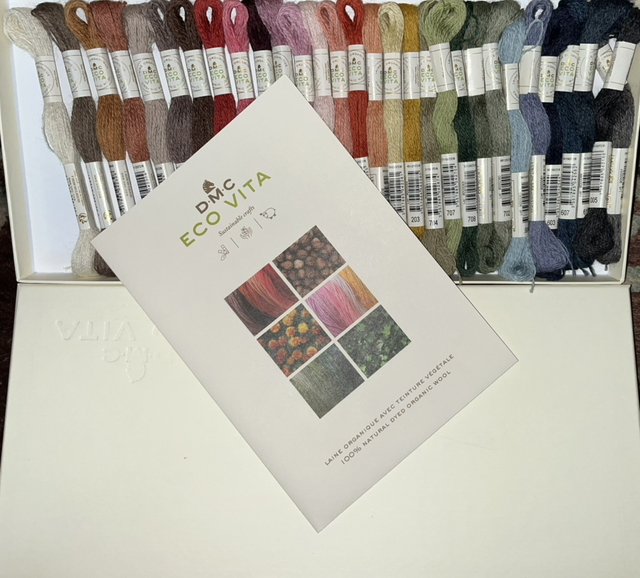 DMC Eco Vita Crewel Wool Thread Box with 30 skeins