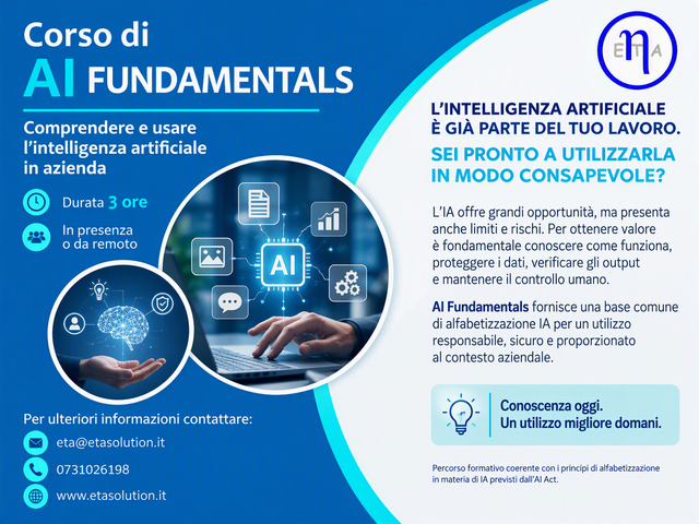 Corso AI fundamentals