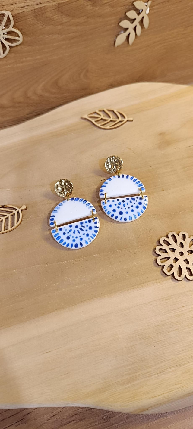 Boucles d'oreilles - Demi cercle