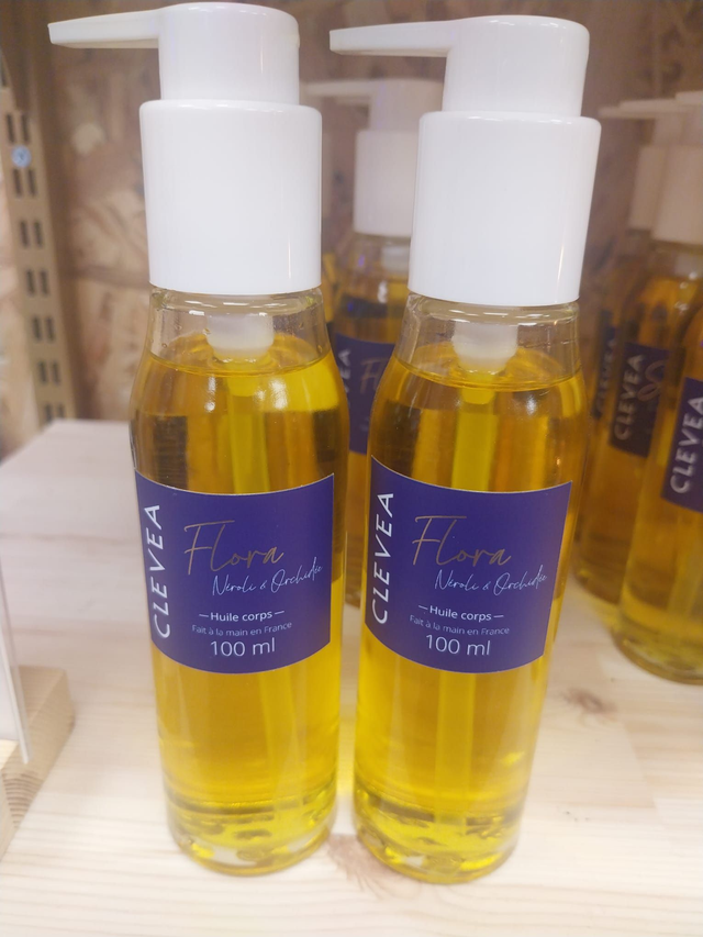 CLEVE_005 HUILE CORPS FLORA 100ML