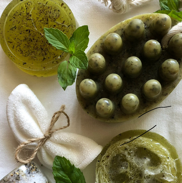 Lemon Verbena Mint Self-Care Refreshing  Gift Set 