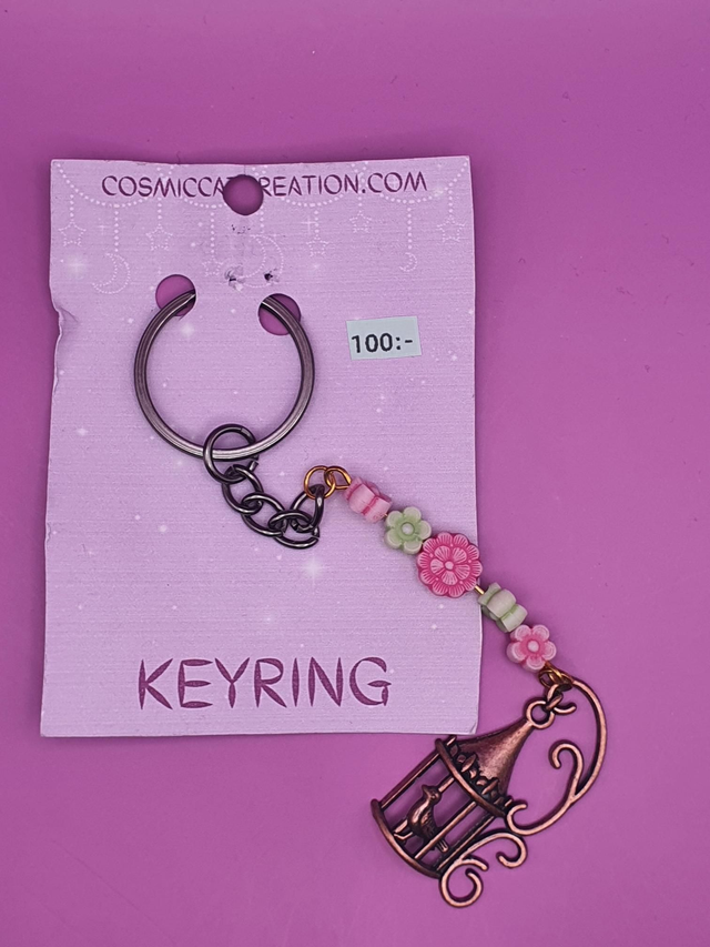 Keychain Bird Cage