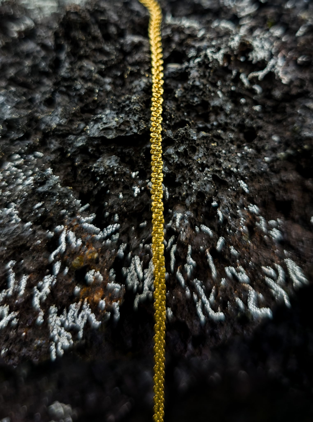 Chaine de cheville "Éclat Solaire"