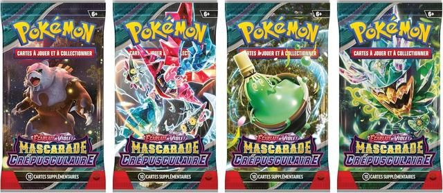 The Pokémon Company TCG - Scarlet And Purple - Twilight Masquerade Blister Booster Pack (1 Random Booster), POK18955839