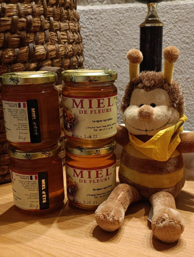 1-Miel de fleurs d'été 250Gr 