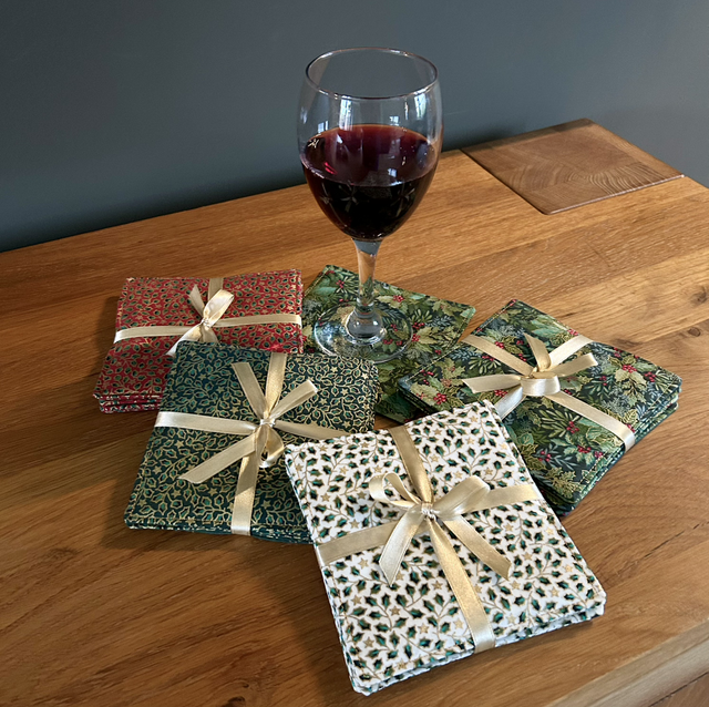 Christmas coasters x4 