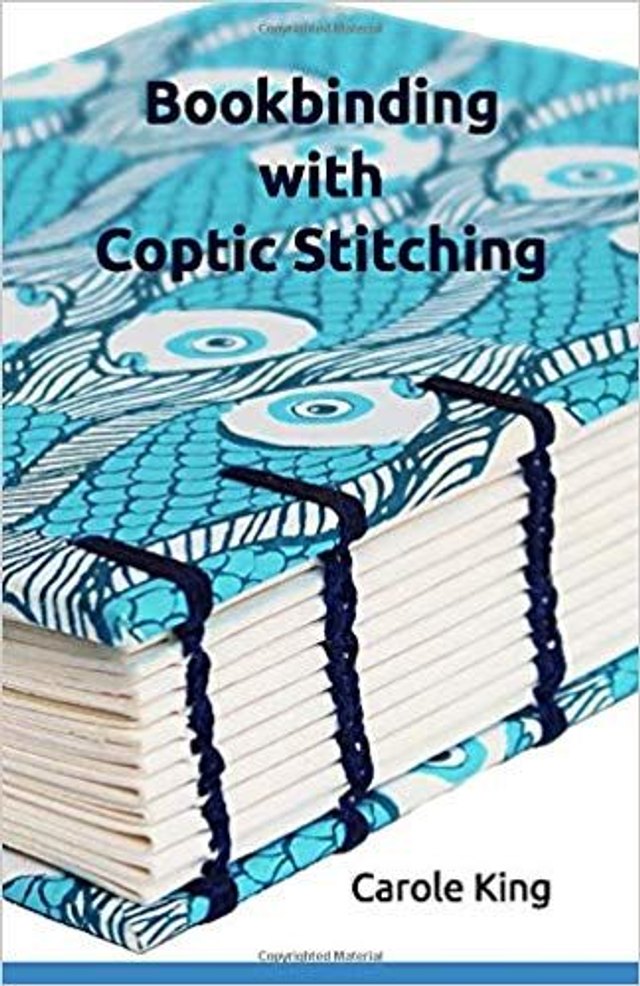 Bookbinding with Coptic Stitching, illustrated paperback instruction book