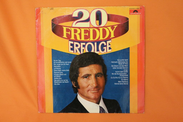Vinyl LP Freddy Quinn "20 Freddy Erfolge"