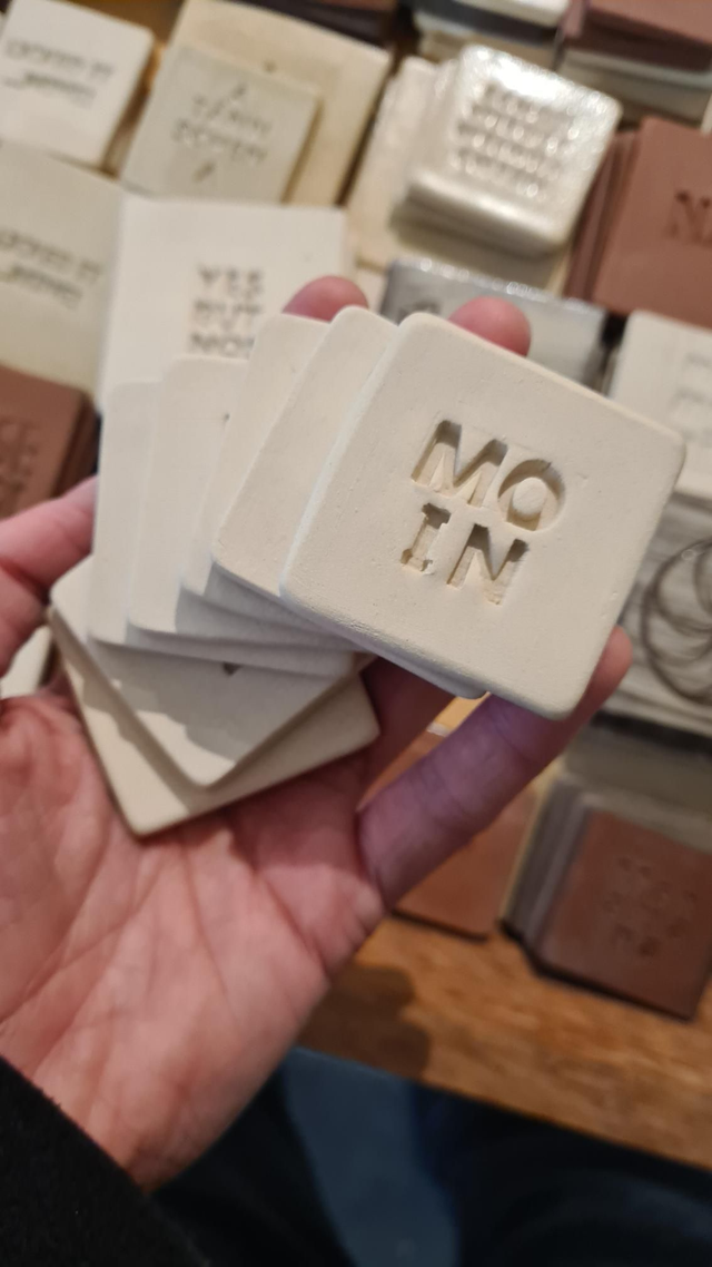 Sprüchefliese "Moin" klein