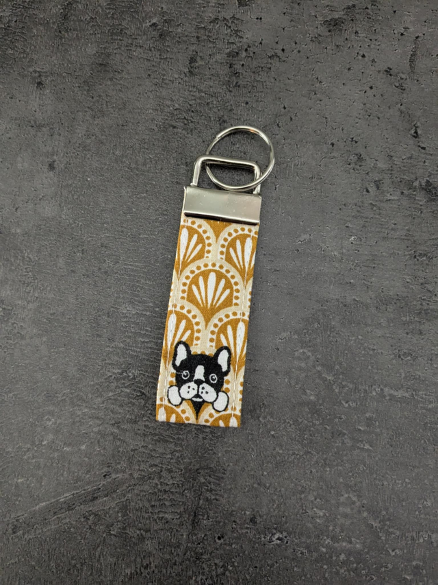 Porte clés bouledogue