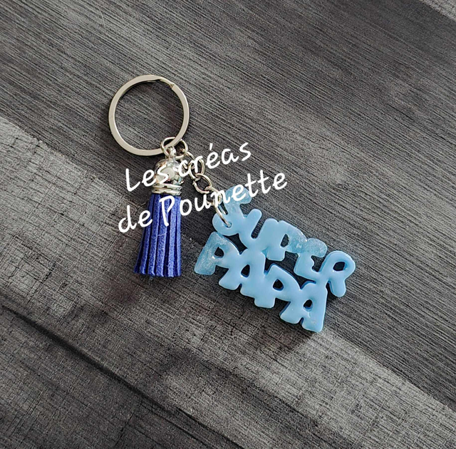 Porte clés super papa