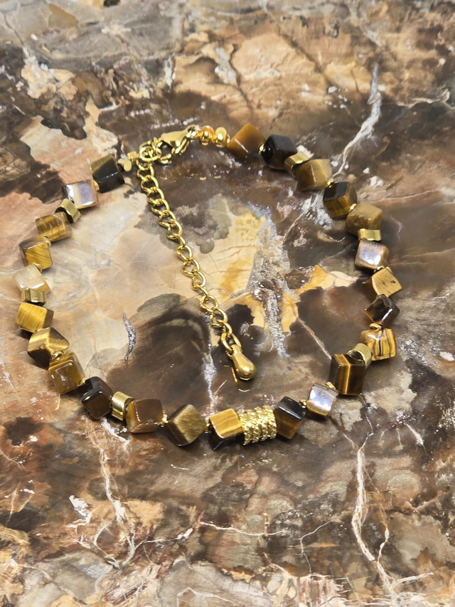 Bracelet Œil de tigre 0,4 x 0,4 cm