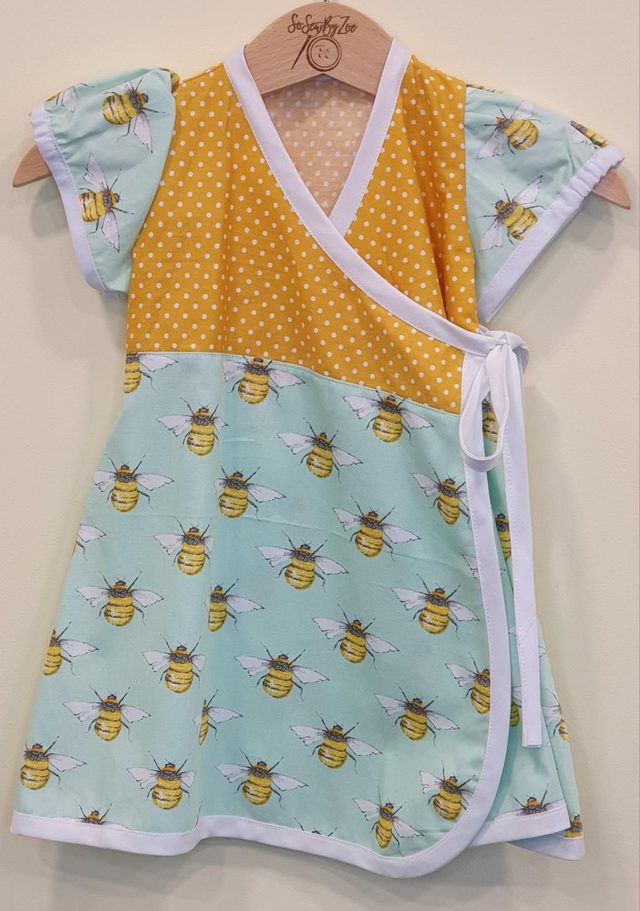 4-6 months 'Matilda' Wrap dress