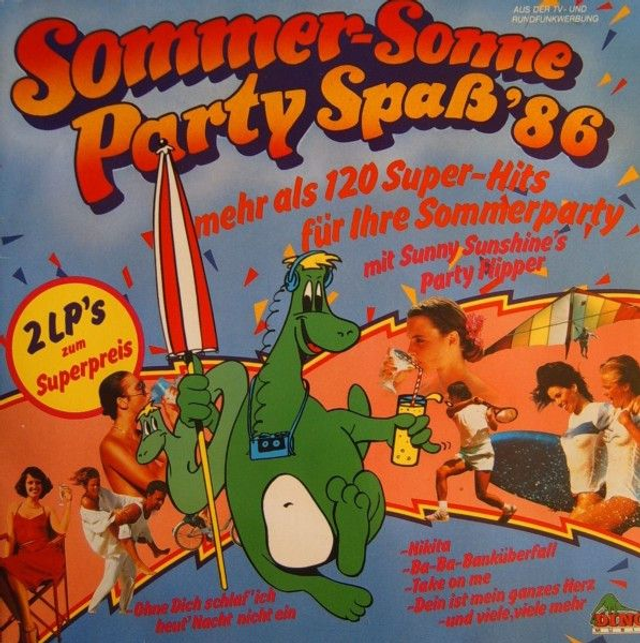 Sunny Sunshine's Party Flipper Sommer, Sonne, Partyspaß '86  2 LP