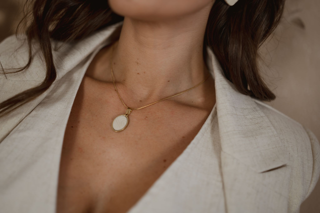 Necklace with Polymer Clay ~ Classic