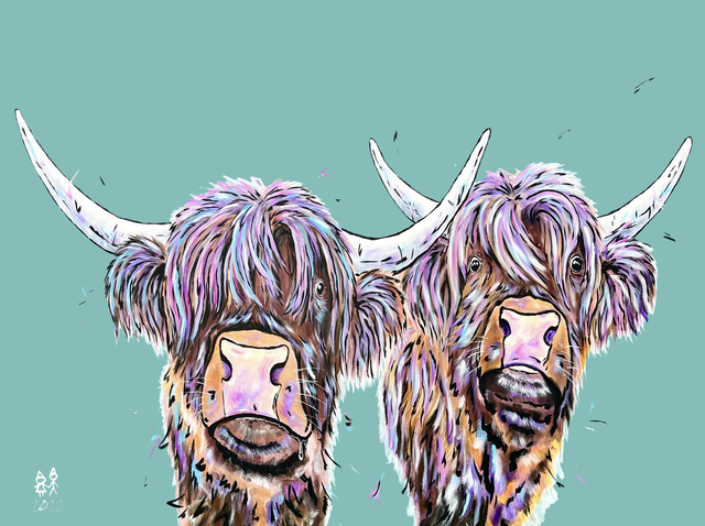 X4 Prints - Hamish &amp; Peanut 8"x10" (£7.50 per unit)