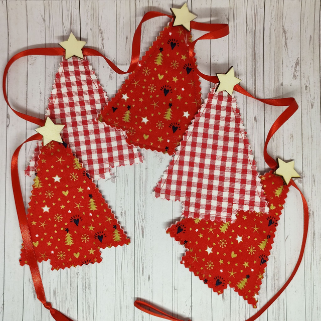 Déco guirlande de Noël PAÏNA tissu