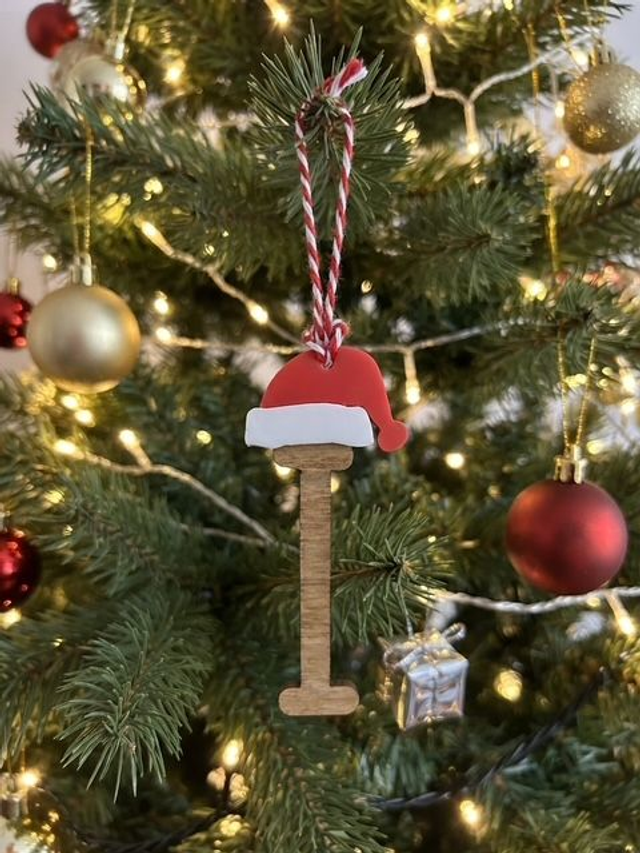Personalised Wooden Christmas Tree Letter Ornaments