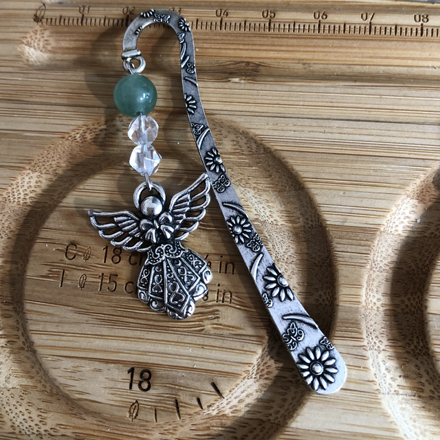 Petit Marque page en pierres &amp; breloque