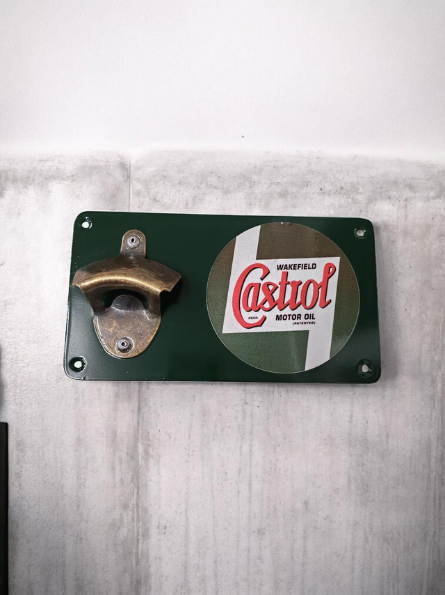 Décapsuleur mural castrol 