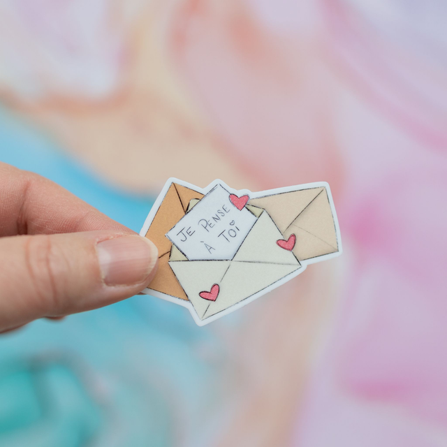 Enveloppes "je pense à toi"