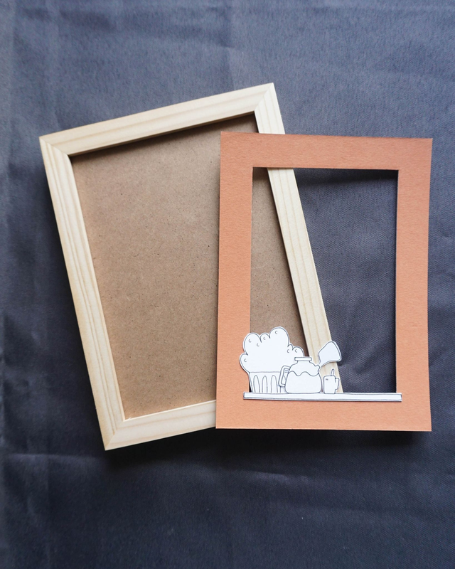 La bouilloire • passe-partout et cadre