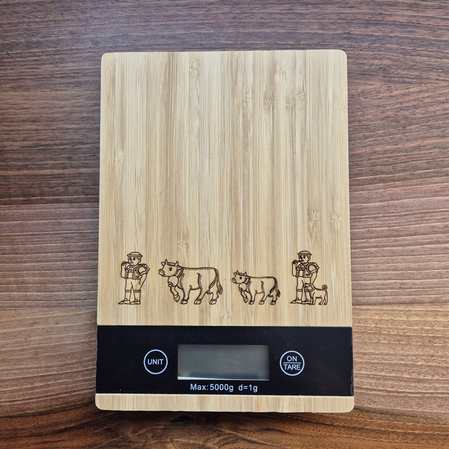 Küchenwaage, Alpaufzug